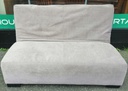 BEIGE FUTON STYLE SOFA BED