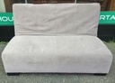 BEIGE FUTON STYLE SOFA BED