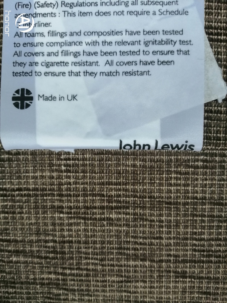 Lovely John Lewis Brown Toned Sofa