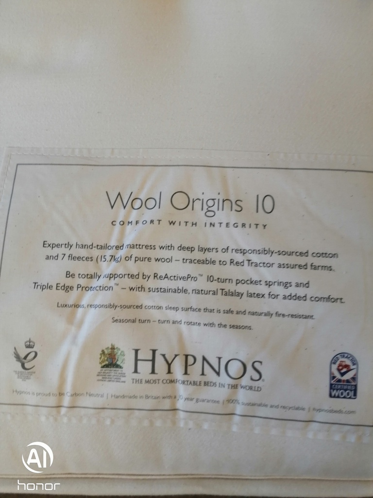 Quality Hynos 6ft Zip &amp; Link Mattress Divan Base