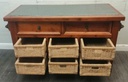 Quality Mexican Pine Kitchen Island with GraniteTop