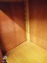 LOVELY PAINTED GLASS DISPLAY BOOKCASE / CABNIT