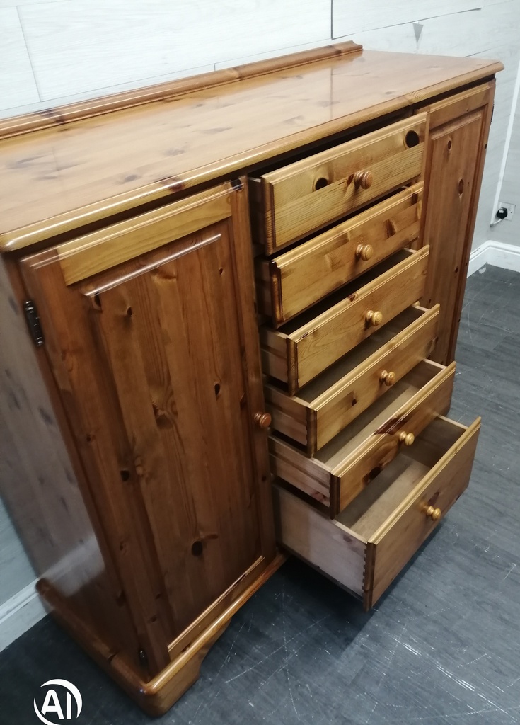 DUCAL Pine Combi Wardrobe