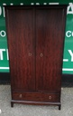 Stag double wardrobe with drawer