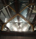 LOVELY NEAT GLAZED  CORNER DISPLAY UNIT