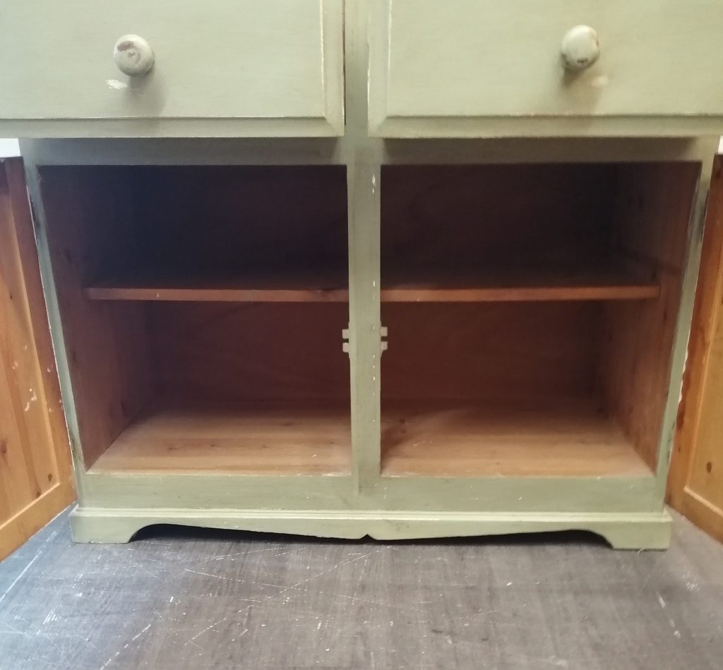LOVELY NEAT PINE PAINTED DRESSER