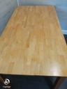 Rubber wood table and four chairs