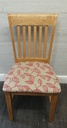 Rubber wood table and four chairs