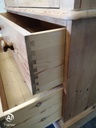 SOLID PINE WARDROBE WITH DRAWERS