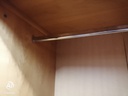 Oak style double wardrobe with drawers