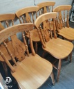 6 x fiddle back dining chairs