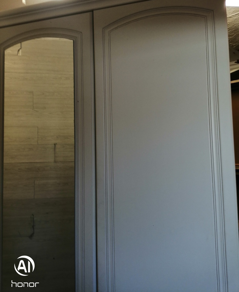Triple White Wardrobe