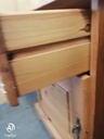 PAIR OF PINE BEDSIDE UNITS