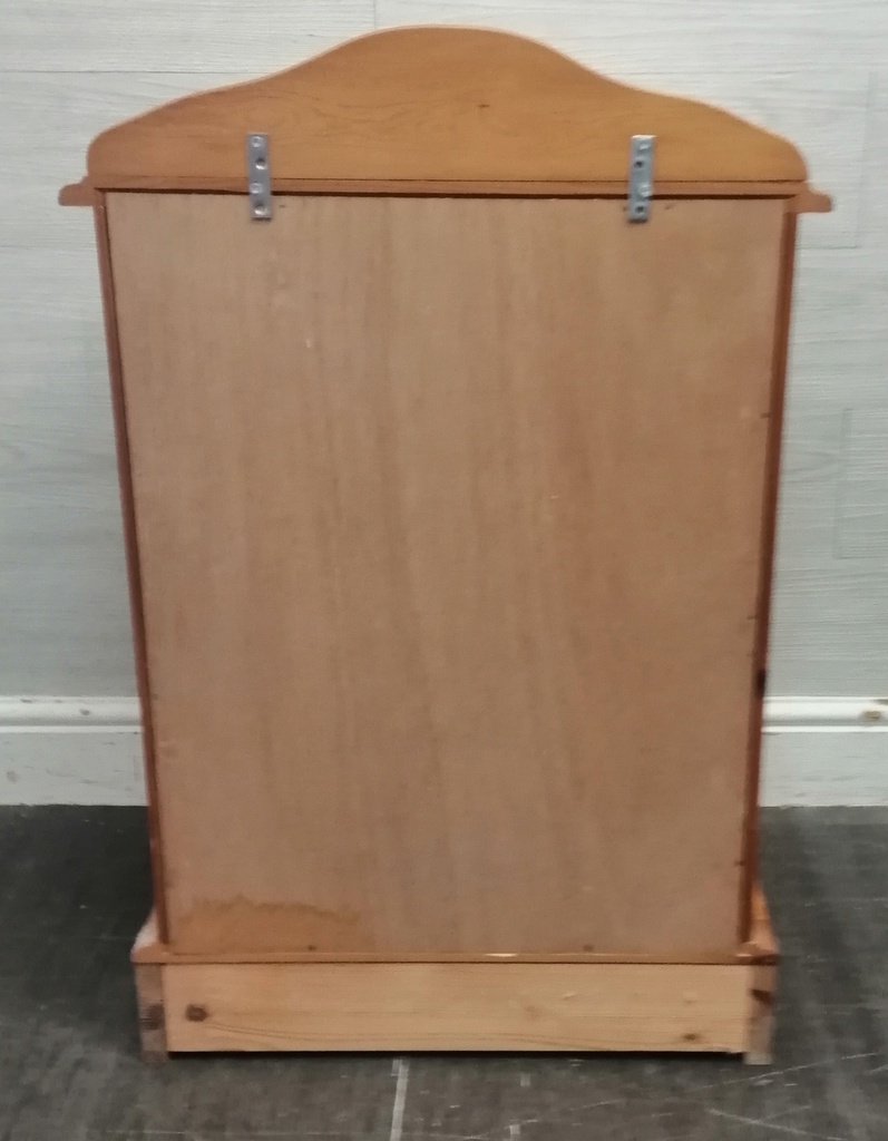 PAIR OF PINE BEDSIDE UNITS
