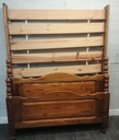 Solid pine 4ft6" bed frame
