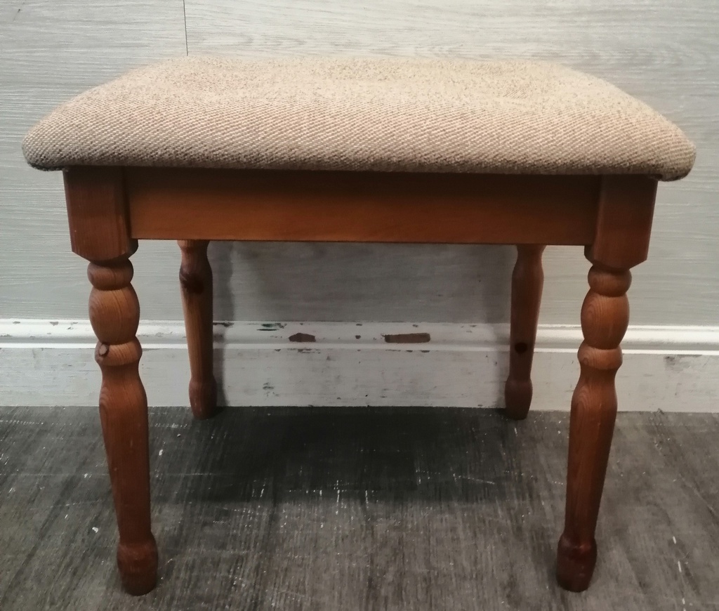 Pine Dressing Table Stool
