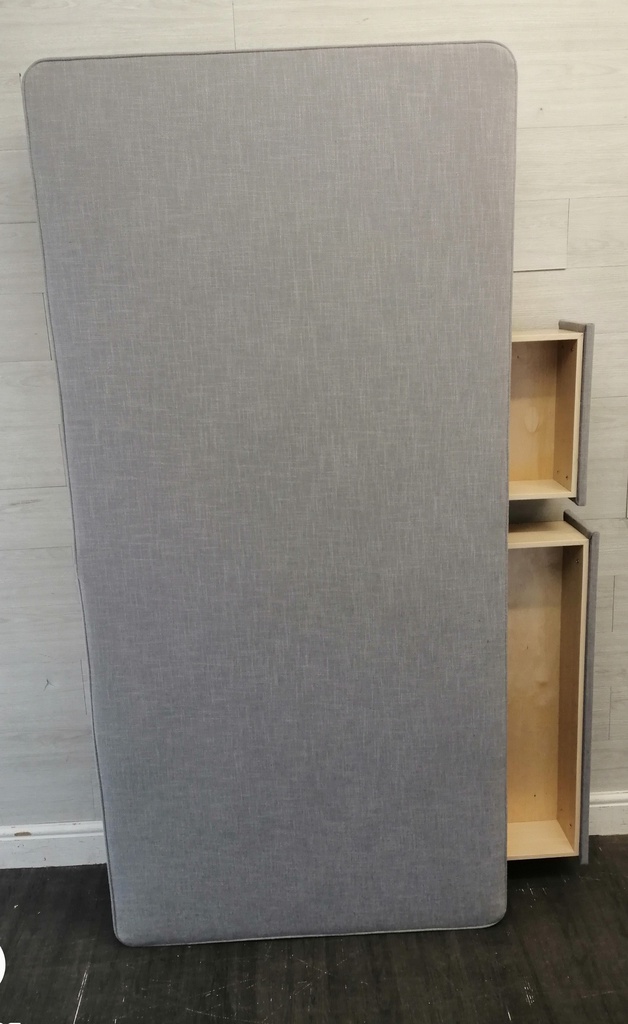 QUALITY SINGLE 3FT DIVAN BASE WITH TWO DRAWERS