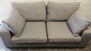 MODERN GREY TWO SEATER SOFA