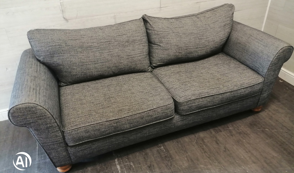 Lovely modern grey sofa &amp; armchair &amp; footstool set from Nextsuite