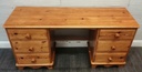 Pine Six Drawer Dressing Table / Desk By Love Lace