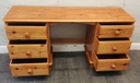 Pine Six Drawer Dressing Table / Desk By Love Lace