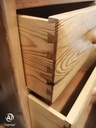 Pine Six Drawer Dressing Table / Desk By Love Lace