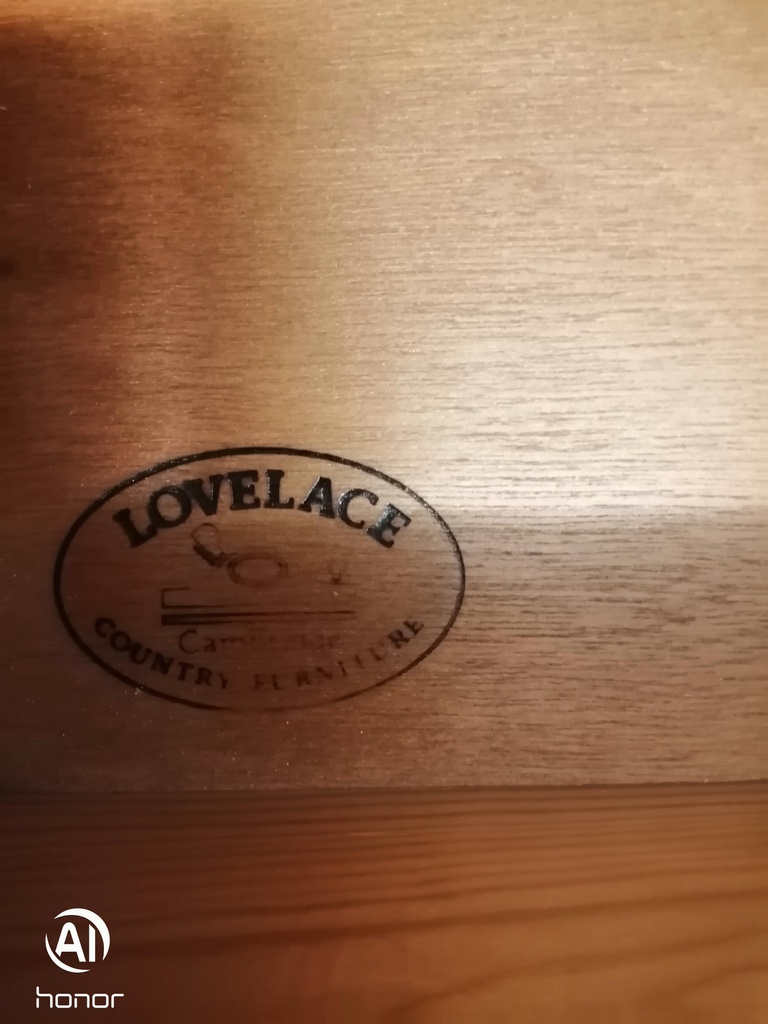 Pine Six Drawer Dressing Table / Desk By Love Lace
