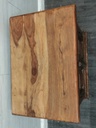 SOLID HARDWOOD SHEESHAM BEDSIDE /SIDE UNIT