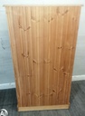 SINGLE DOOR SOLID PINE LOW WARDROBE