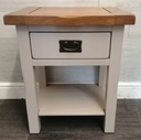 shaker style grey bedside / side table
