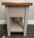 shaker style grey bedside / side table