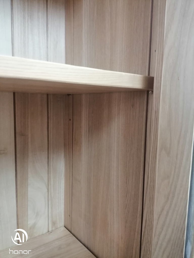 Lovely Oak  Glazed Display Bookcase