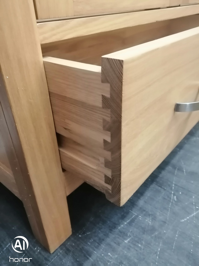 Lovely Oak  Glazed Display Bookcase