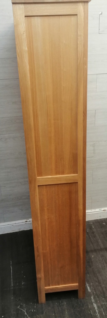 Lovely Oak  Glazed Display Bookcase