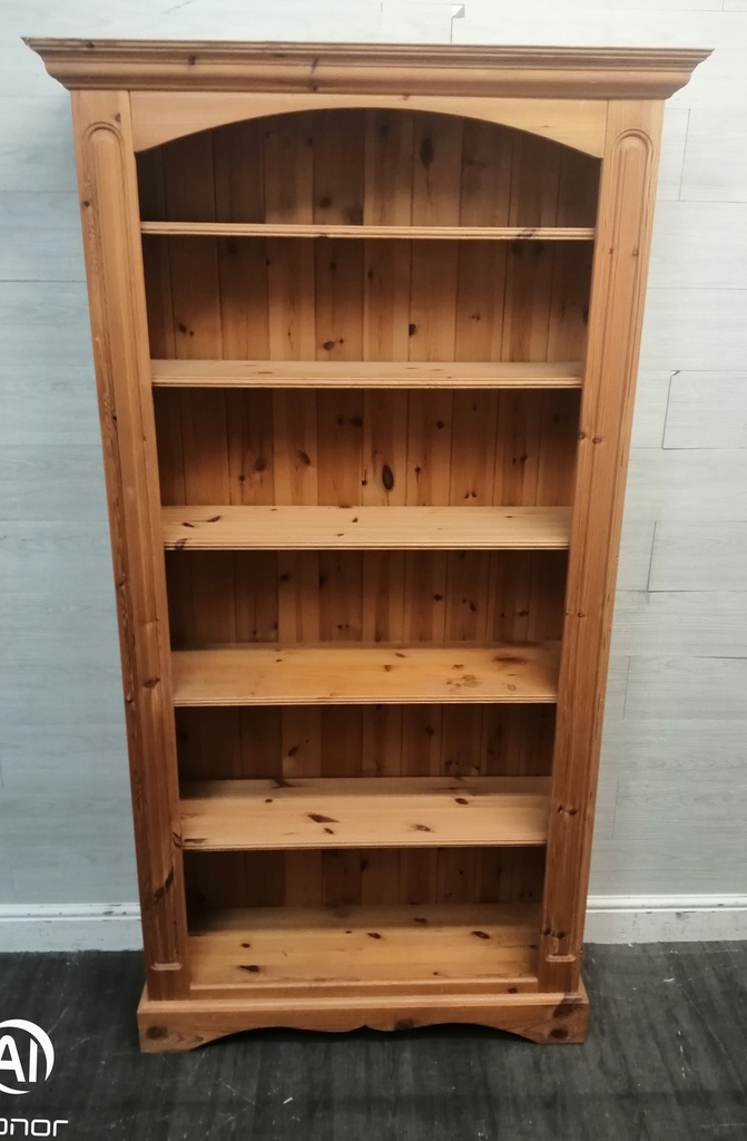 QUALITY SOLID PINE BOOKCASE