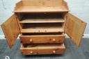 Pine Changing Top Chest with Cupboard &amp; Drawers