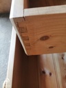 Large solid pine wardrobe with mirror and drawers