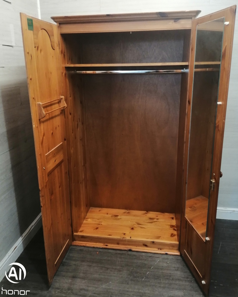 DUCAL Pine Double Wardrobe