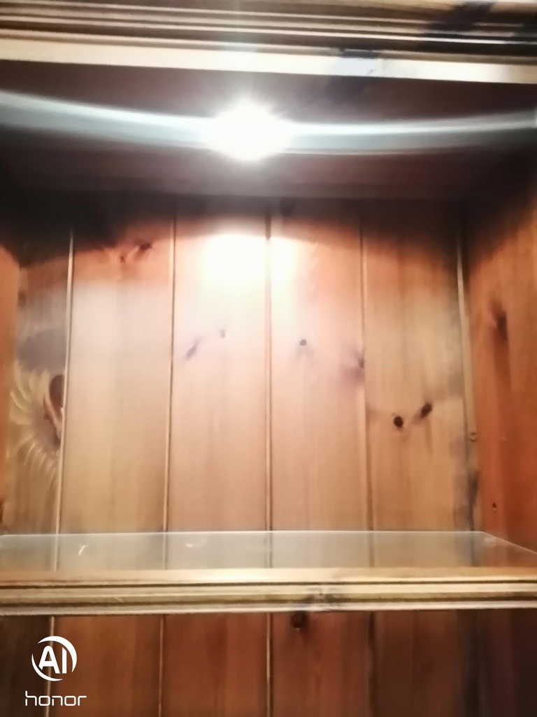 DUCAL Large Part Glazed Pine Dresser