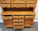 Stunning large oak dresser display unit