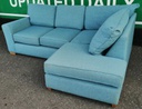 Modern Lovely Blue L Shape Sofa