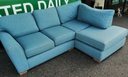 Modern Lovely Blue L Shape Sofa