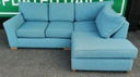 Modern Lovely Blue L Shape Sofa