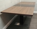 LARGE MODERN EXTENDING DINING TABLE