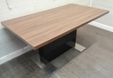 LARGE MODERN EXTENDING DINING TABLE