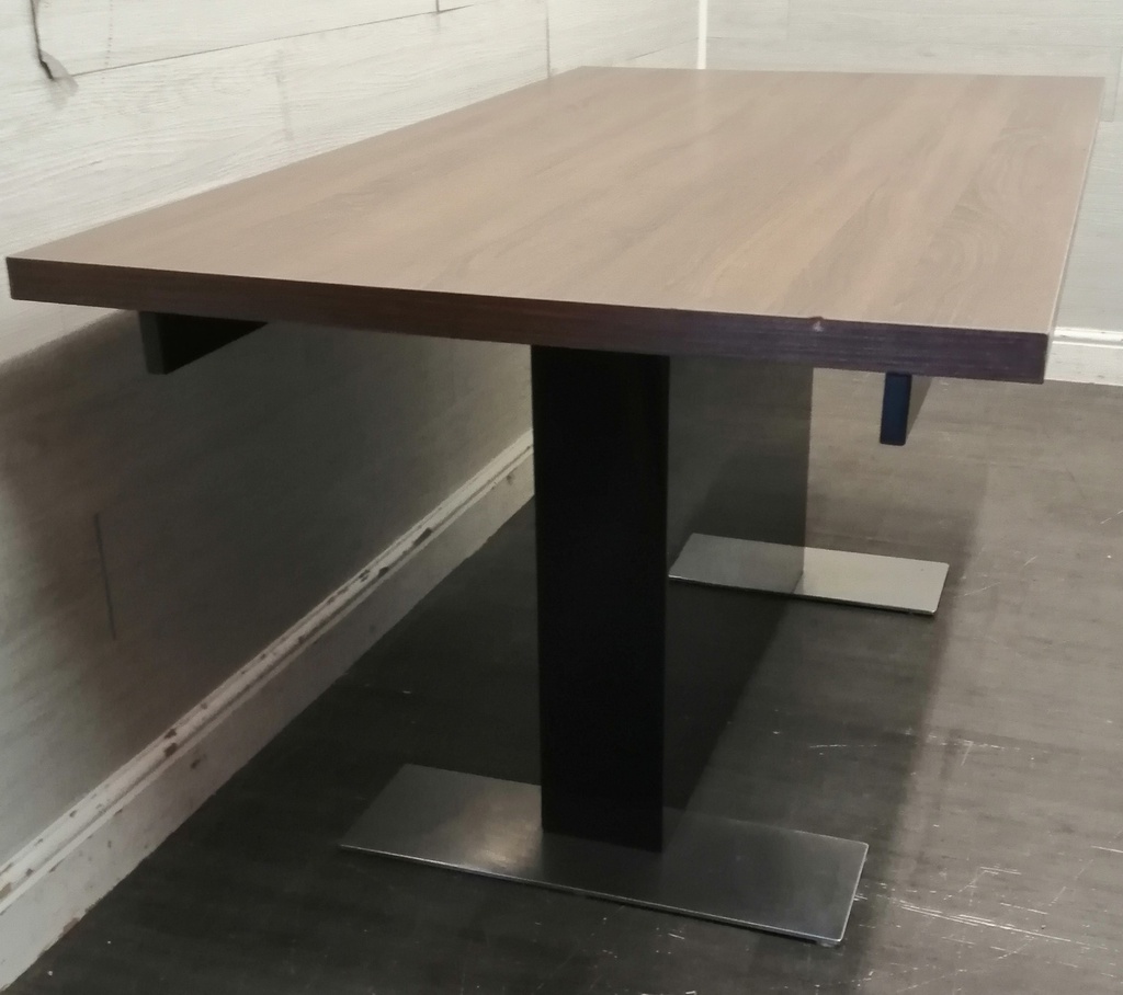 LARGE MODERN EXTENDING DINING TABLE