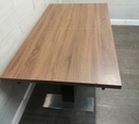 LARGE MODERN EXTENDING DINING TABLE