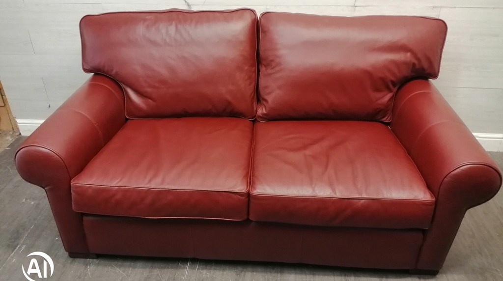 Quality MULTIYORK Leather Two Seater Sofa