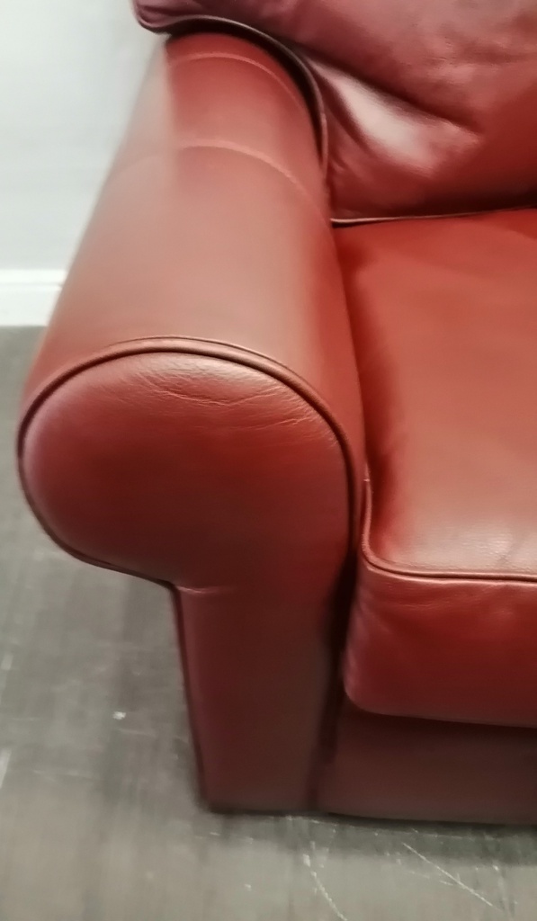 Quality MULTIYORK Leather Two Seater Sofa