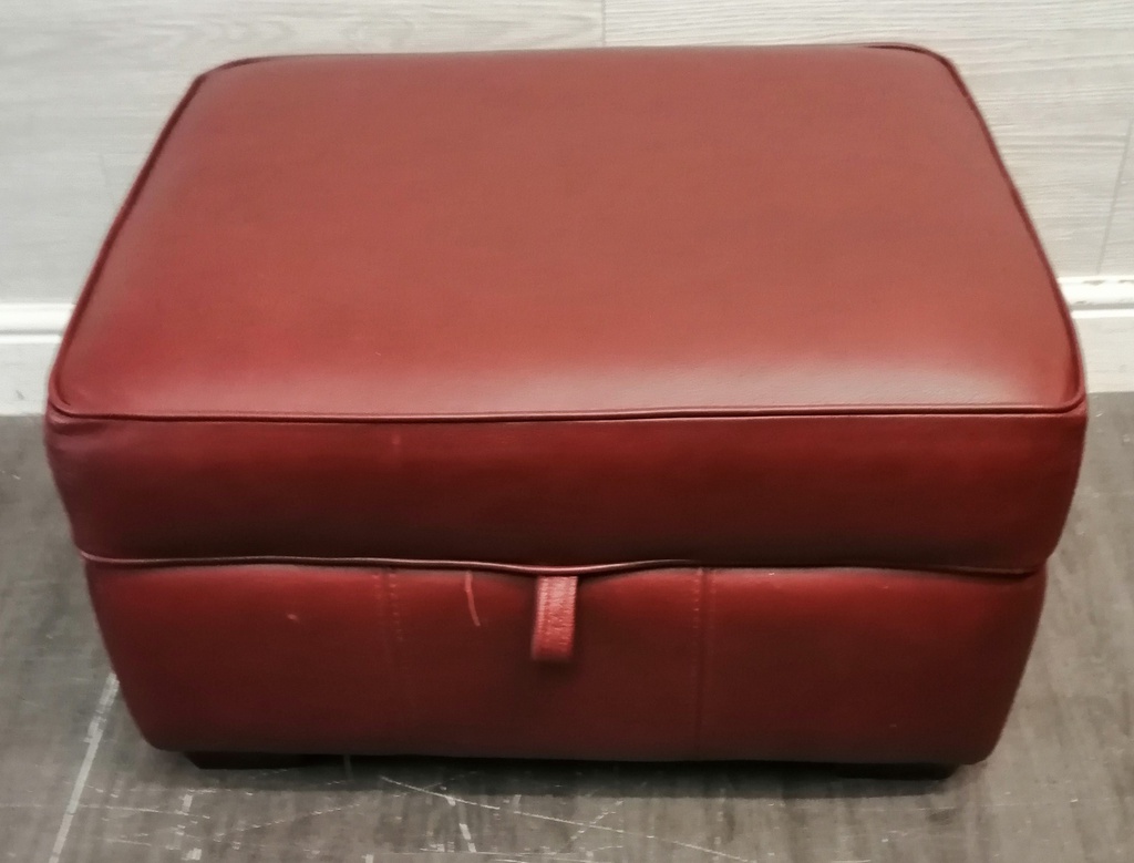 Quality MULTIYORK Leather Storage Footstool Ref: HF18901